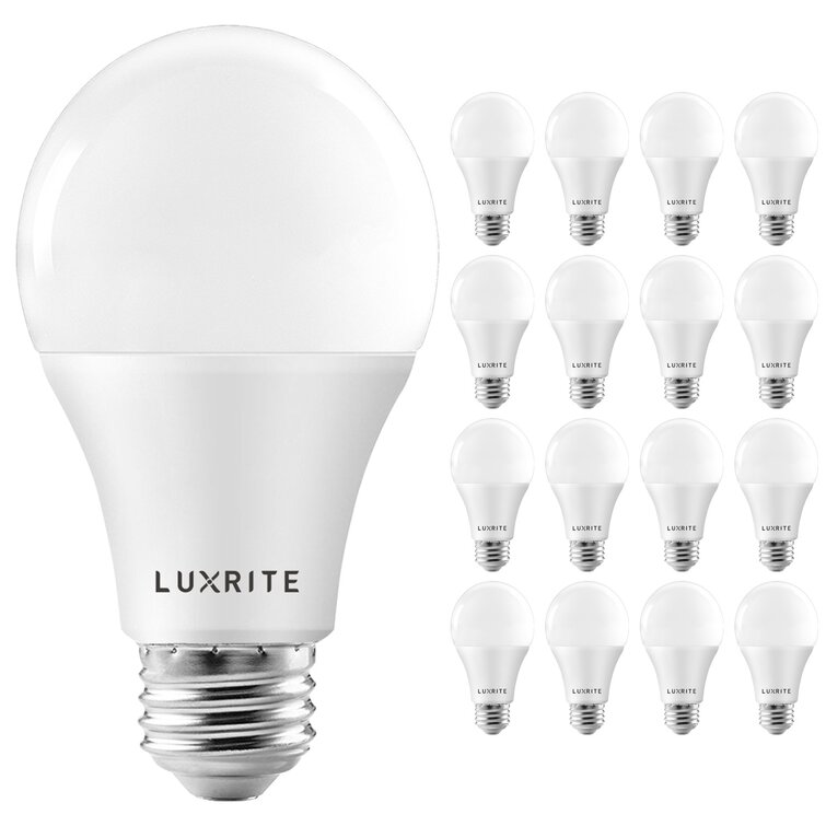 Luxrite 15 Watt 100 Watt Equivalent A19 LED Dimmable Light